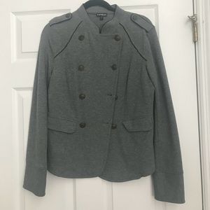 Grey military style jacket